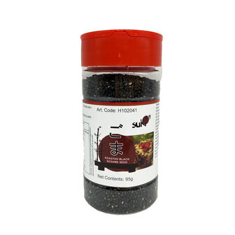 SUKI ROASTED BLACK SESAME SEEDS 95GR