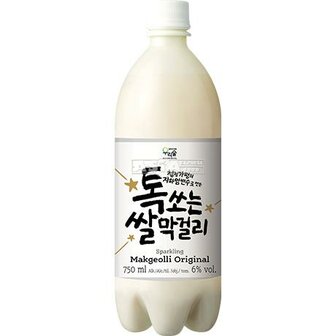 SPARKLING MAKGEOLLI ORIGINAL 6%  ALC. 750ML - WOORISOOL