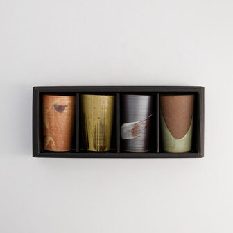 TOKYO DESIGN STUDIO - CUP GIFTSET 4PCS 5.3x8.3 CM 160 ML A