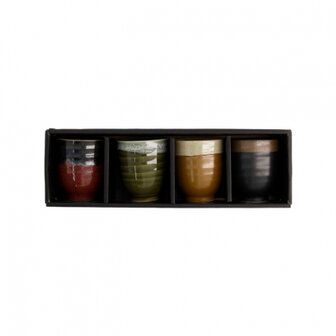 TOKYO DESIGN STUDIO - TEACUP GIFTSET 4PCS 6.7x8.3 CM 200 ML A