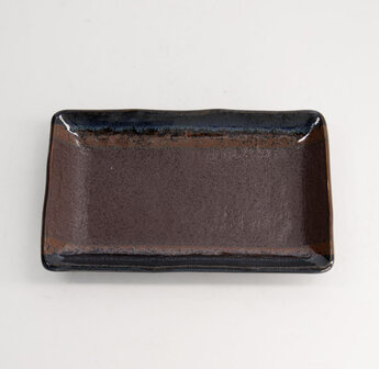 TOKYO DESIGN STUDIO - LARGE PLATES 21x13.5x2.8 CM MASIKO KINYO BLACK