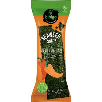 BIBIGO - SEAWEED SNACK HOT CHILLI 4GR