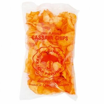 KERIPIK SINGKONG HOT CASSAVE CHIPS 250 GR