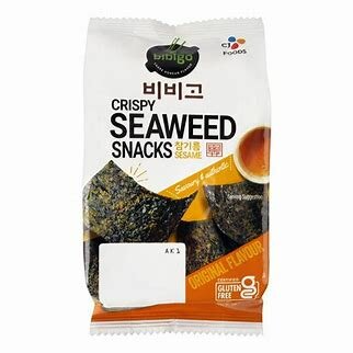 BIBIGO-CRISPY SEAWEED SNACKS ORIGINEEL 5GR