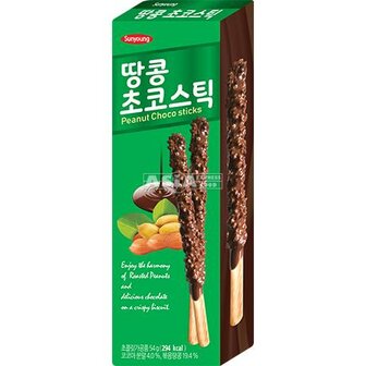 PEANUT CHOCO STICKS 54GR