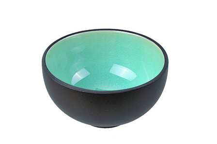 Tokyo Design Studio Glassy Turquoise kom &Oslash; 11,5 cm