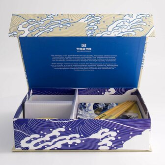 Tokyo Design Studio - Kawaii - Hokusai - Sushi Set - 6-delig - 2 Persoons