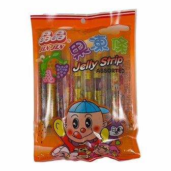 JIN JIN-  JELLY STRIP ASSORTED 200GR