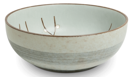 EDO JAPAN - Hana lichtgroen schaal, &Oslash;20 cm | H7 cm