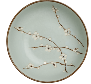 EDO JAPAN - Hana lichtgroen schaal, &Oslash;20 cm | H7 cm