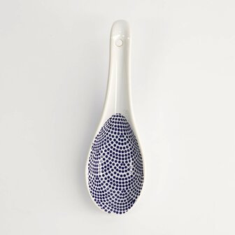 TOKYO DESIGN STUDIO - Nippon Blue Spoon Dots 13.8x4.8cm Blue CH-SS/51 12/144
