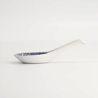 TOKYO DESIGN STUDIO - Nippon Blue Spoon Dots 13.8x4.8cm Blue CH-SS/51 12/144
