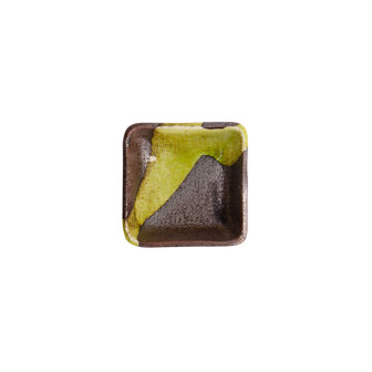 TOKYO DESIGN STUDIO - Mino Craft Sauce Dish 7.5x7.5x3.2cm Brown 12/144