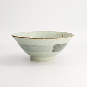 TOKYO DESIGN STUDIO - Green Soshun Bowl 17.8x7.3cm 600ml FK-8442 6/36