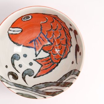 TOKYO DESIGN STUDIO - Seafood Bowl 15.8x8.1cm 950ml Snapper Red LB567/T 4/32