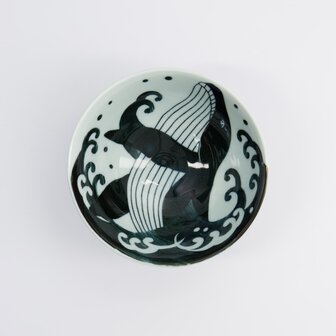 Kawaii Rice Bowl Whale 12.5x6.5cm 350ml MU-8010 10/120