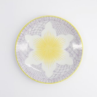 TOKYO DESIGN STUDIO - Lily Flower Plate 26x2cm Purple 21155 6/36