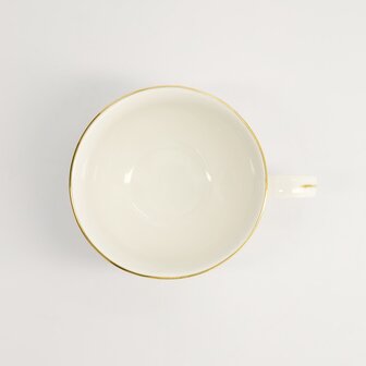 TOKYO DESIGN STUDIO - Nippon White Gold Rim Round Cup Star 250ml 10x6.2cm 16955 6/36