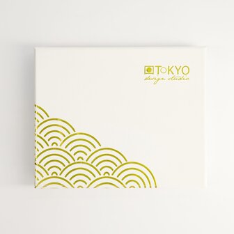 TOKYO DESIGN STUDIO - Nippon White Gold Rim Spoon Set 4pcs 13.8x4.8cm 1/24