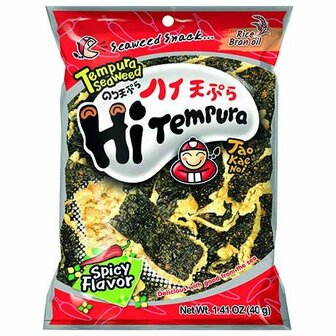 TAO KAE NOI  Zeewier Snack Tempura Pittig