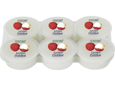 Kingo Lychee Pudding with Nata de Coco