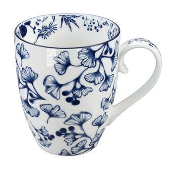 TOKYO DESIGN STUDIO - Flora Japonica Mug 8.5x10.2cm 340ml Gingko 16971 6/36