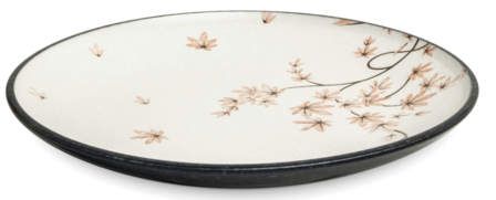 EDO JAPAN - ACERBLAD BORD, &Oslash; 22,5 cm | H3 cm, 6040146