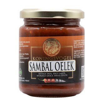 KONINGSVOGEL SAMBAL OELEK 270 GR