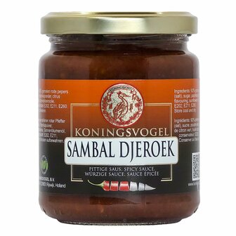 KONINGSVOGEL SAMBAL DJEROEK 270 GR