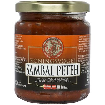 KONINGSVOGEL SAMBAL PETEH 360 GR