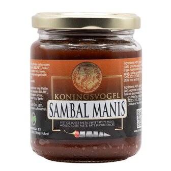 KONINGSVOGEL SAMBAL MANIS 280 GR