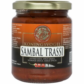KONINGSVOGEL SAMBAL TRASSI 270 GR