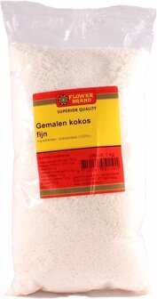  KOKOS GEMALEN FIJN 1KG - FLOWER BRAND