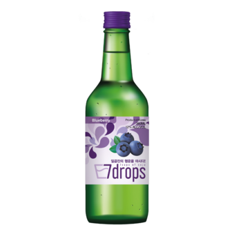 7 DROPS SOJU BLUEBERRY 12%