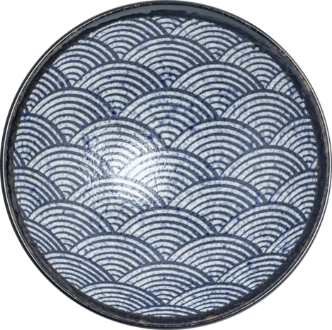 EDO JAPAN - JAPANSE GOLF SCHAAL O/24,5CM|H7,5CM