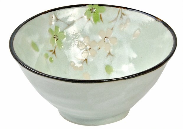 GREEN COSMOS BOWL 13X6CM 350ML