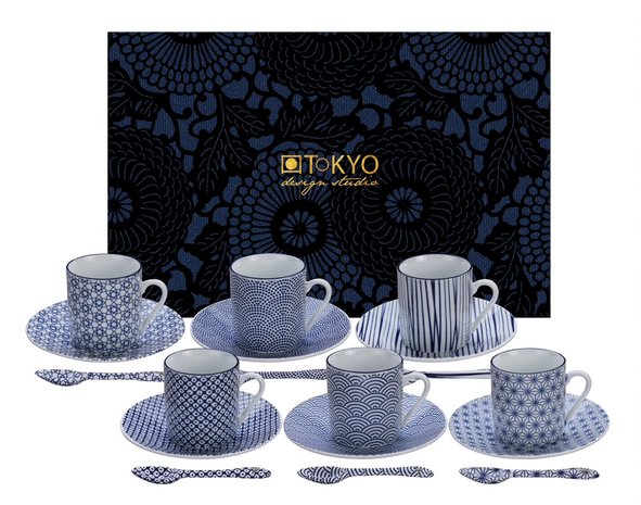 NIPPON BLUE ESPRESSO SET 18PCS 80ML