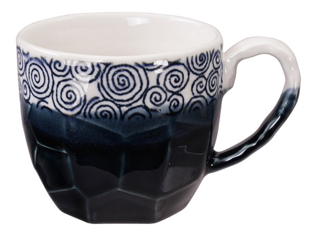 HANDMADE MUG NAVY 8,7X8CM