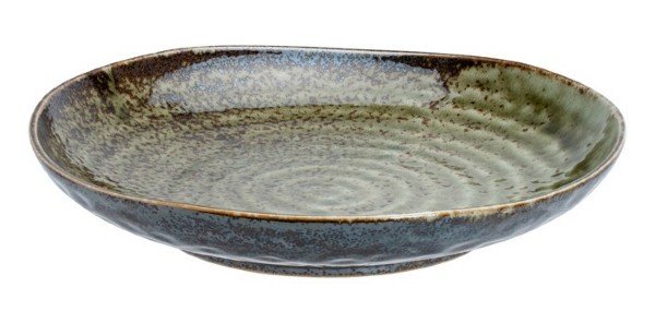 SHINRYOKU GREEN TRIANGLE PLATE 22.7CM