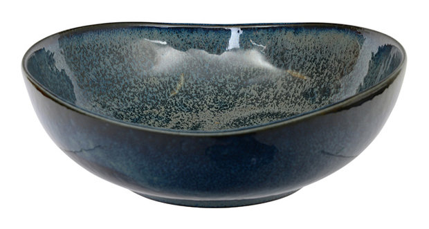 TOKYO DESIGN STUDIO - COBALT BLUE OVAL BOWL 16,9X16,5X6CM 450ML