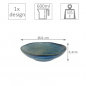  TOKYO DESIGN STUDIO - COBALT BLUE PASTA PLATE 21X5.2CM