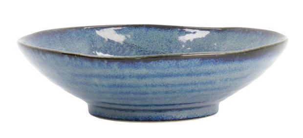 TOKYO DESIGN STUDIO - COBALT BLUE SHALLOW DISH 17X4.9CM