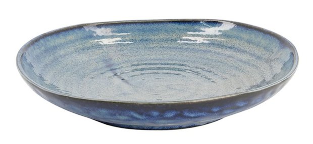 TOKYO DESIGN STUDIO - COBALT BLUE TRIANGLE PLATE 22.7CM