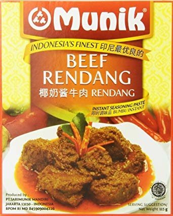 MUNIK BEEF BUMBU RENDANG 115GR