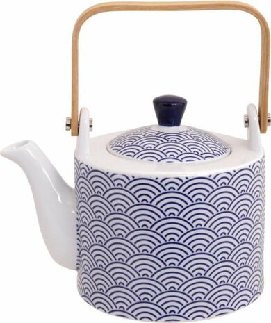 TOKYO DESIGN STUDIO- NIPPON BLUE TEAPOT 0.8LT WAVE