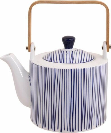 TOKYO DESIGN STUDIO-NIPPON BLUE TEAPOT 1.3L-1.4L LINES