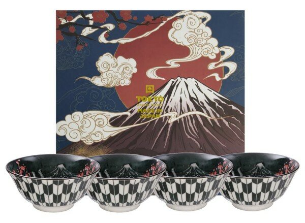 TOKYO DESIGN STUDIO- KABUKI SET 4PCS 14.8X7CM 550ML