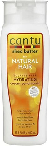 Cantu Coconut Curling Cream 12oz met sulfaatvrije shampoo & conditioner 12oz & sheaboter hydraterende krulactivatorcrème 12oz