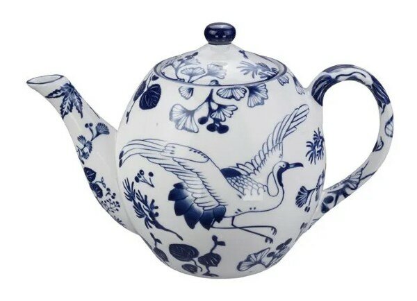 TOKYO DESIGN STUDIO - FLORA JAPONICA TEAPOT GIFTSET 24x16.5 CM 1250ML CRANE 