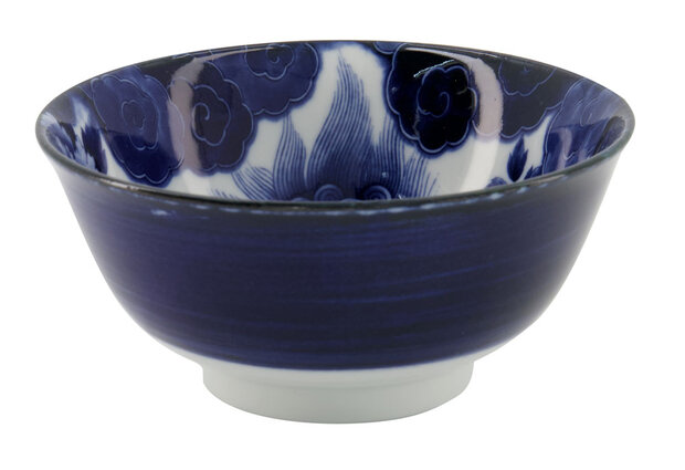 TOKYO DESIGN STUDIO - JAPONISM LION TAYO BOWL BLUE - 14.7x7.6 CM 500 ML